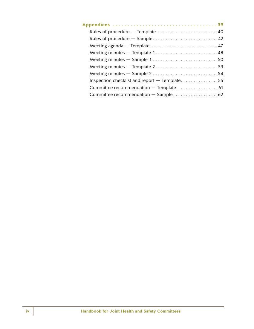 WorkSafe BC Health And Safety Committee Handbook